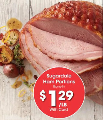 Kroger Sugardale Ham Portions offer