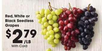 Kroger Red, White or Black Seedless Grapes offer
