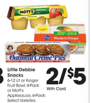 Kroger Little Debbie Snacks offer