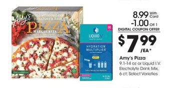 Kroger Amy's Pizza offer