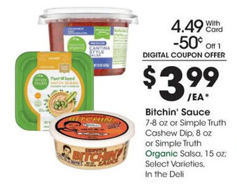 Kroger Bitchin' Sauce offer