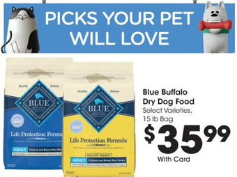 Kroger Blue Buffalo Dry Dog Food offer