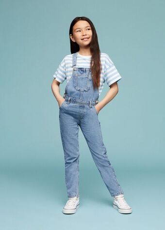Mango Long denim dungarees offer