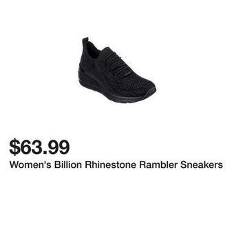 Belk Women's billion rhinestone rambler sneakers offer