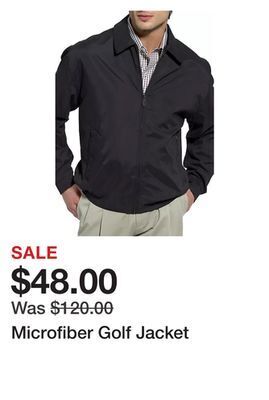 Belk Microfiber golf jacket offer