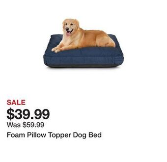 Tractor Supply Company Foam pillow topper dog bed offer