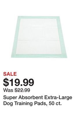 Tractor Supply Company Super absorbent extra-large dog training pads, 50 ct. offer