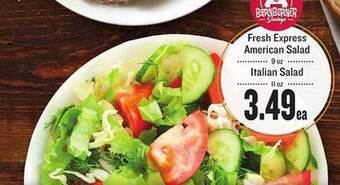 Lowes Foods Fresh express american salad offer