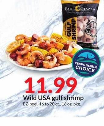 Hy-Vee Wild usa gulf shrimp offer