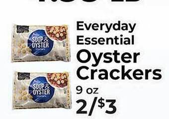 Sunset Foods Everyday essential oyster crackers offer