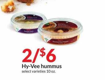 Hy-Vee Hy-vee hummus offer