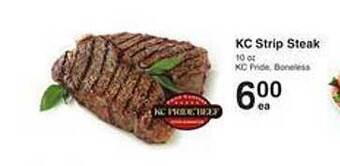 Price Chopper Kc strip steak offer