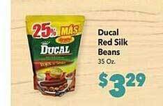 Vallarta Supermarkets Ducal red silk beans offer