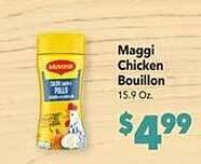 Vallarta Supermarkets Maggi chicken bouillon offer