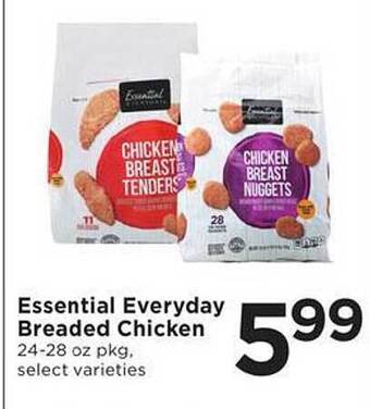 SHOPPERS Essential everyday breaded chicken offer