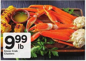 SHOPPERS Snow crab clusters offer