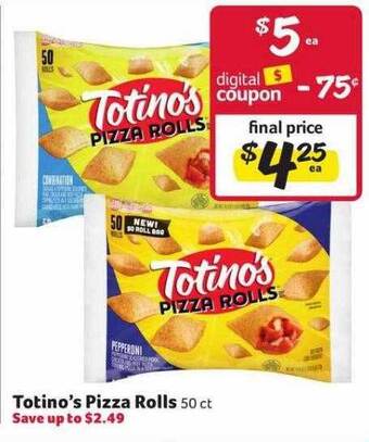 Winn Dixie Totino's pizza rolls offer