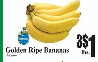 Baja Ranch Golden ripe bananas offer