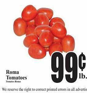 Baja Ranch Roma tomatoes offer