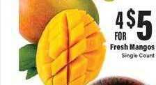 Big Y Fresh mangos offer