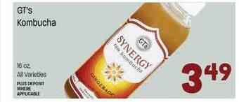 Big Y Gt's kombucha offer