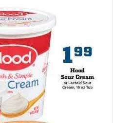 Big Y Hood sour cream offer