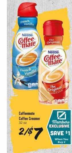 Coffeemate coffee creamer