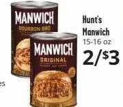 Brookshire Brothers Hunt's manwich offer