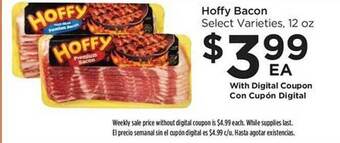Food 4 Less Hoffy bacon offer