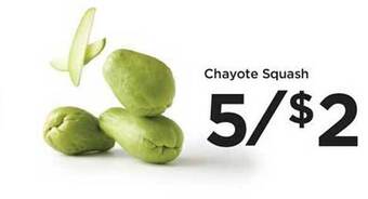 Food 4 Less Chayote squash offer
