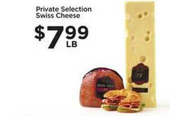 Food 4 Less Private selection swiss cheese offer