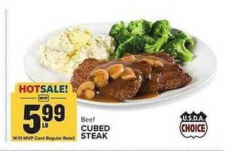 Food Lion Cubed steak offer