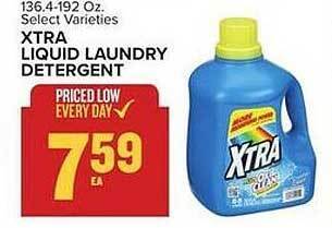 Food Lion Xtra liquid laundry detergent offer