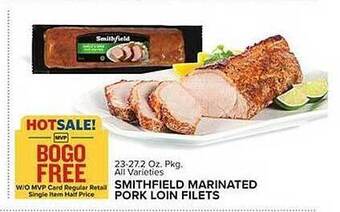 Food Lion Smithfield marinated pork loin filets offer