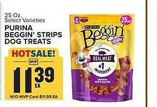 Food Lion Purina beggin' strips dog treats offer