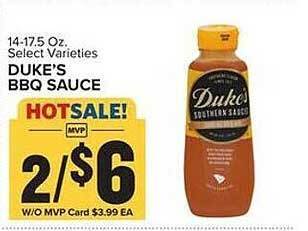 Food Lion Duke's bbq sauce offer