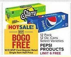 Food Lion Pepsi products offer