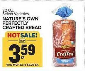 Food Lion Nature's own perfectly crafted bread offer