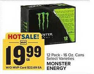 Food Lion Monster energy offer