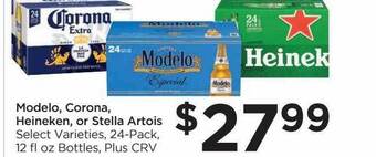 Foods Co Modelo, corona, heineken or stella artois offer