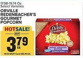 Food Lion Orville redenbacher's gourmet popcorn offer