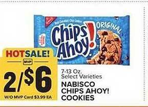 Food Lion Nabisco chips ahoy! cookies offer