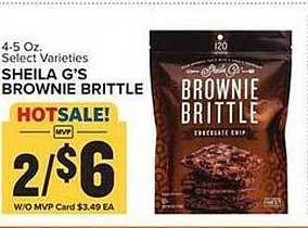 Food Lion Sheila g's brownie brittle offer
