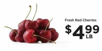 Foods Co Fresh red cherries offer