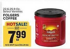 Food Lion Folgers coffee offer