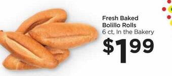Foods Co Fresh baked bolillo rolls offer