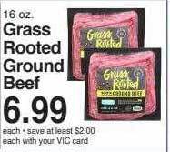 Harris Teeter Grass rooted ground beef offer