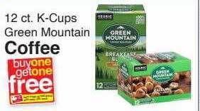 Harris Teeter Green mountain coffee offer