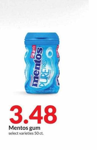 Hy-Vee Mentos gum offer