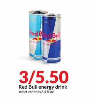Hy-Vee Red bull energy drink offer